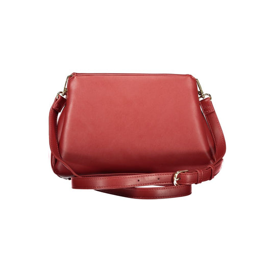 Mario Valentino Rosso Polyurethane Women's Bag