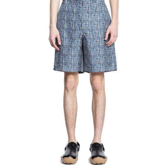 Fendi Blue Silk Knee Length