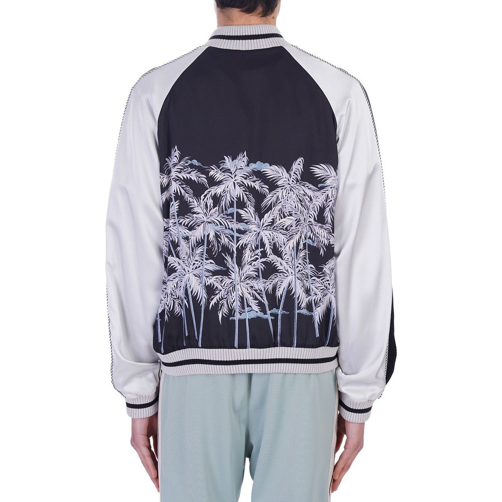 Palm Angels Black Polyester Bomber