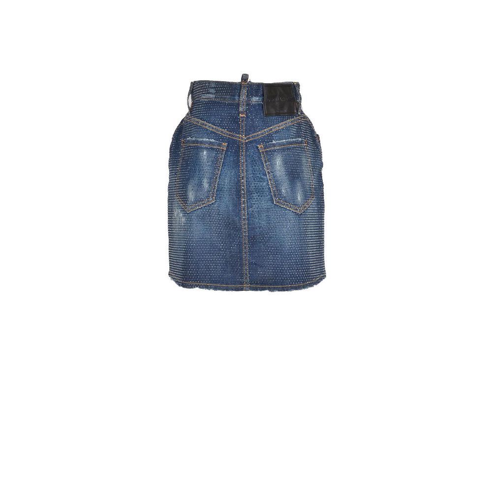 Dsquared² Blue Denim Skirt