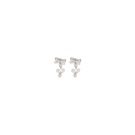 Self-Portrait Silver Brass Earrings