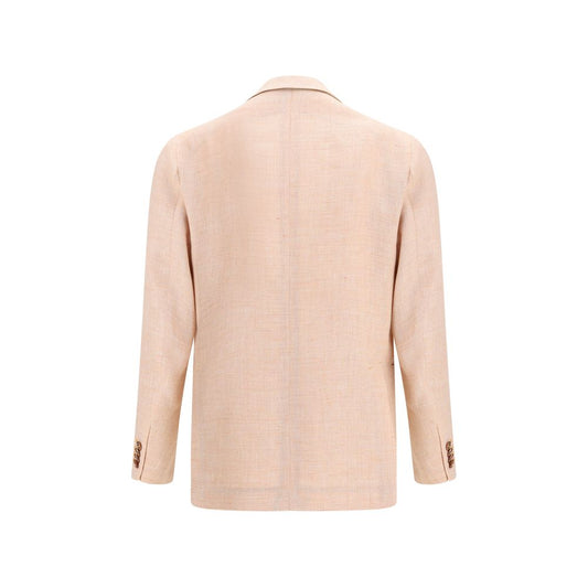 Tagliatore Orange Wool Blazer