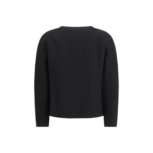 Max Mara Black Triacetate Coat