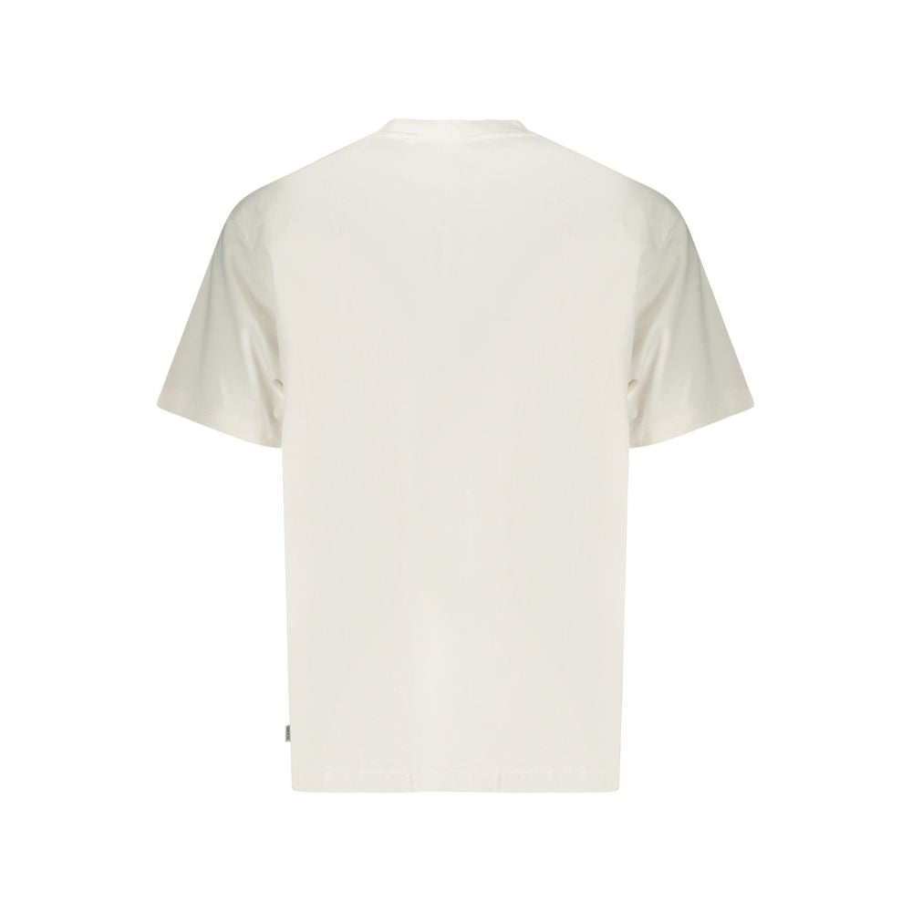 Guess Jeans White Cotton Men T-Shirt