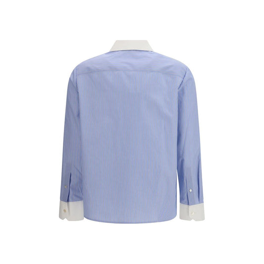 Tory Burch Blue Cotton Pattern Shirt