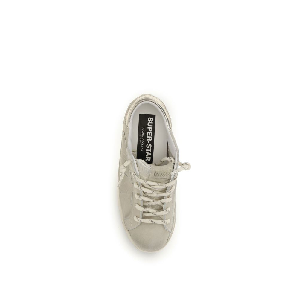 Golden Goose Beige Calf Leather Bos Taurus Low Top Sneakers