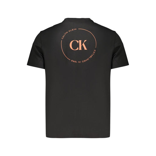 Calvin Klein Black Cotton Men's T-Shirt