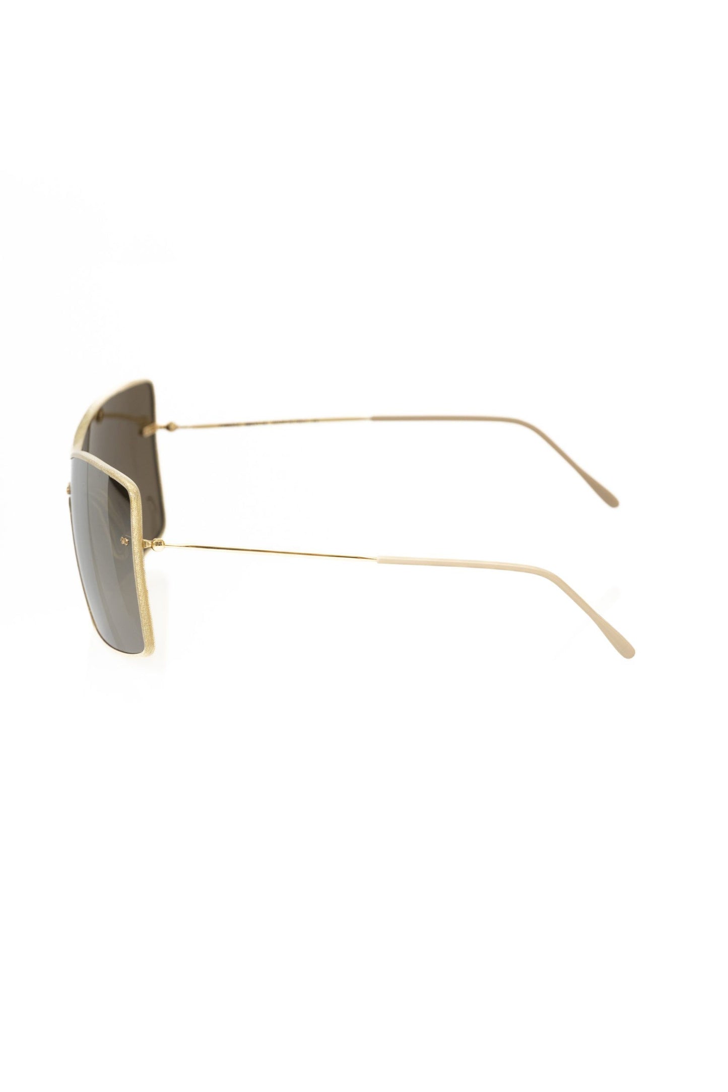 Frankie Morello Gold Metallic Fiber Women's Sunglass
