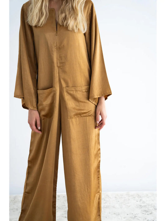 Silk Jumpsuit (Copy) BLACK
