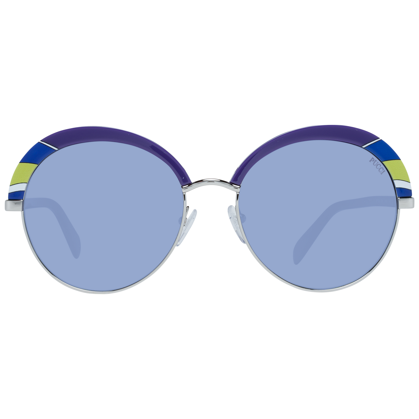 Emilio Pucci Purple Metal & Plastic Sunglasses