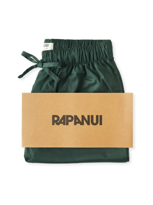 Women's Organic Cotton Pyjama Shorts Evergreen