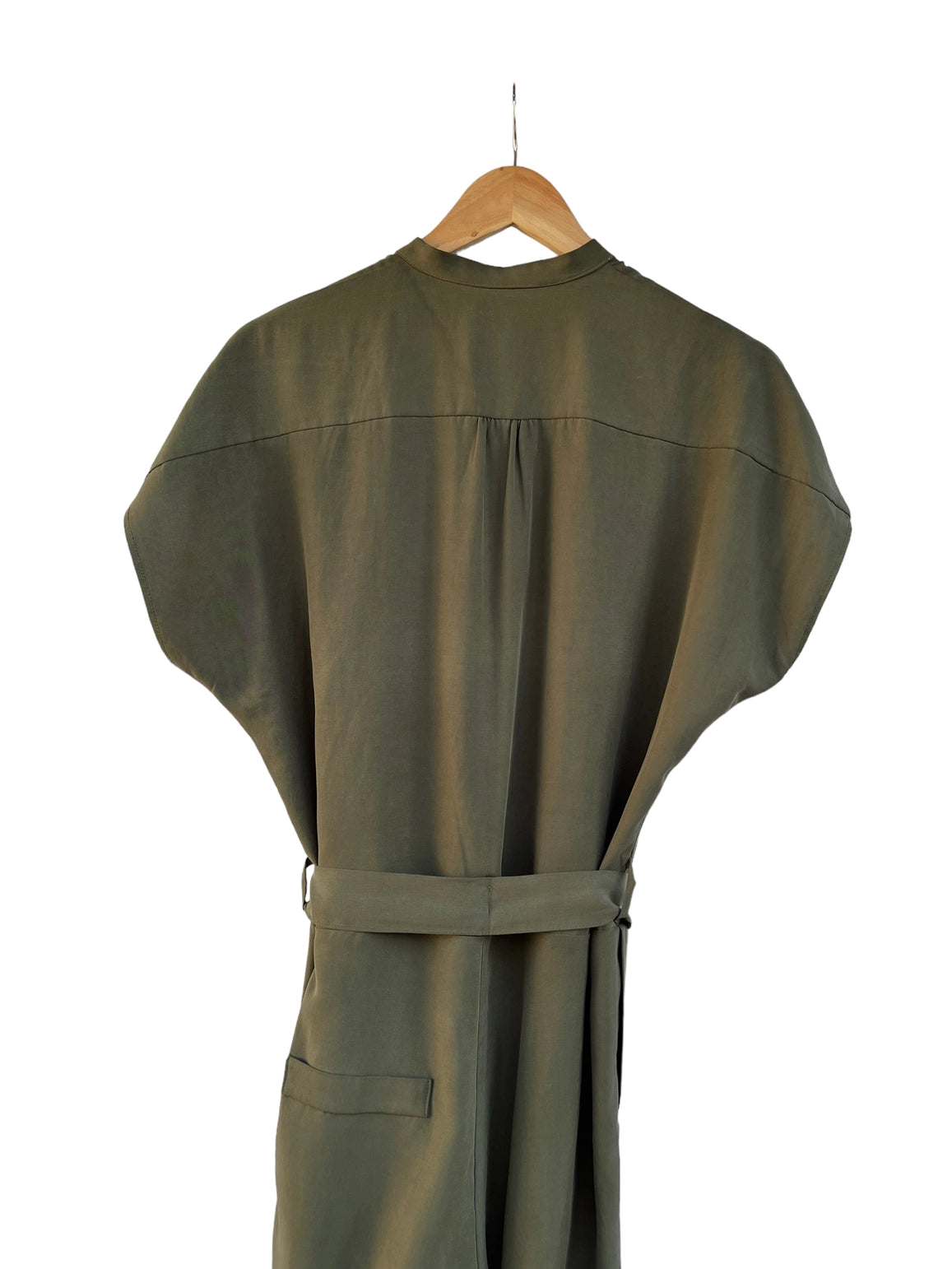 651 Anet Relaxed Lyocell Jumpsuit Olive green