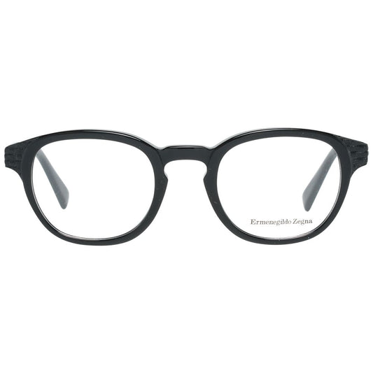 Ermenegildo Zegna Black Plastic Glasses (Frames)