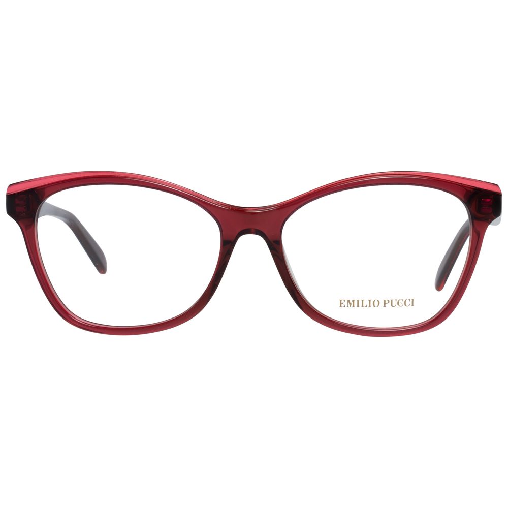 Emilio Pucci Red Plastic Glasses (Frames)