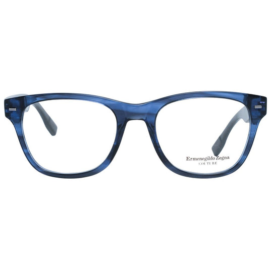 Ermenegildo Zegna Blue Plastic Glasses (Frames)