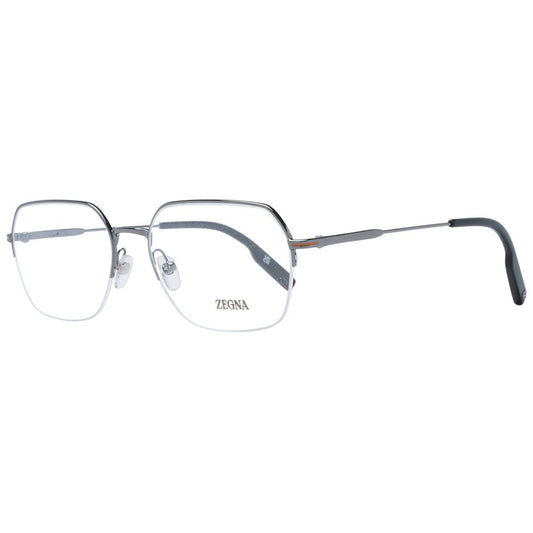 Ermenegildo Zegna Gray Metal Glasses (Frames)