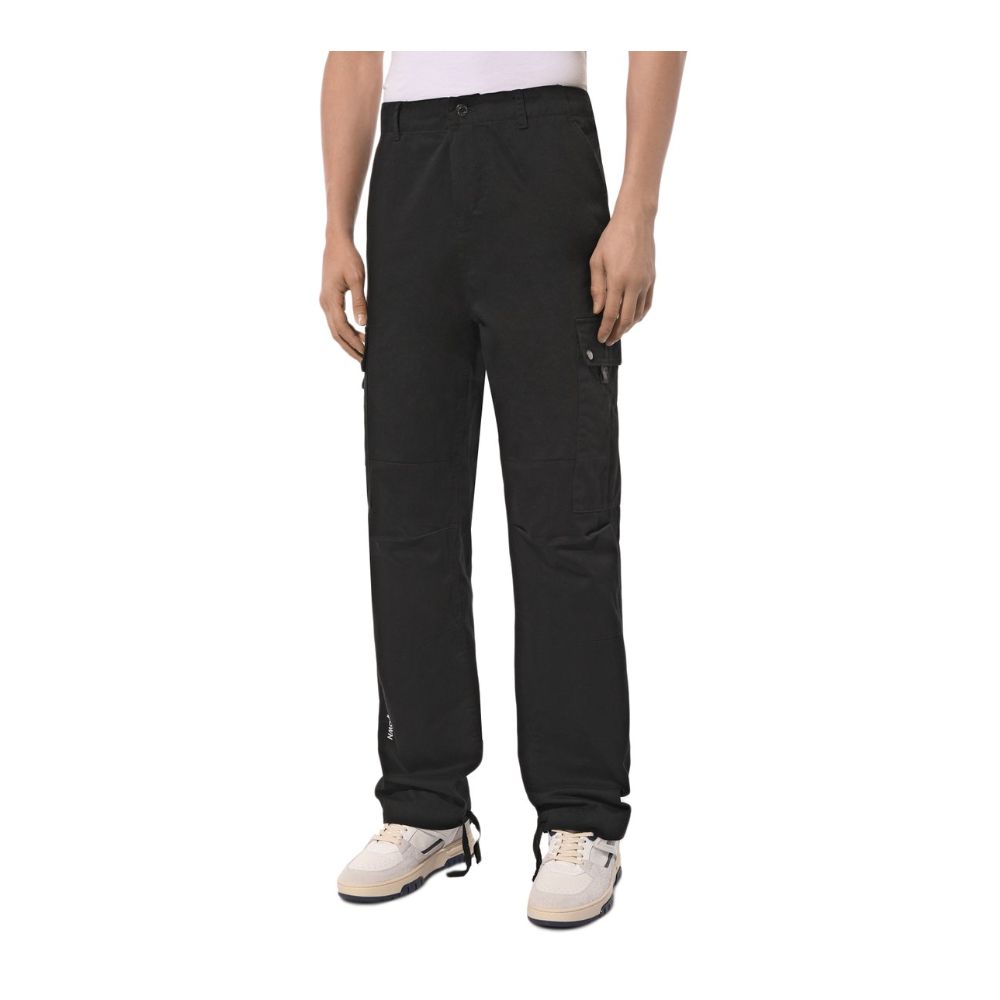 Comme Des Fuckdown Black Cotton Men Cargo Pant