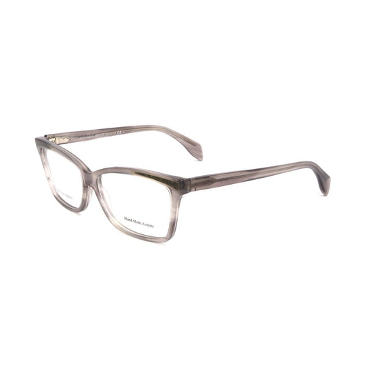 Alexander McQueen Gray Acetate Glasses (Frames)