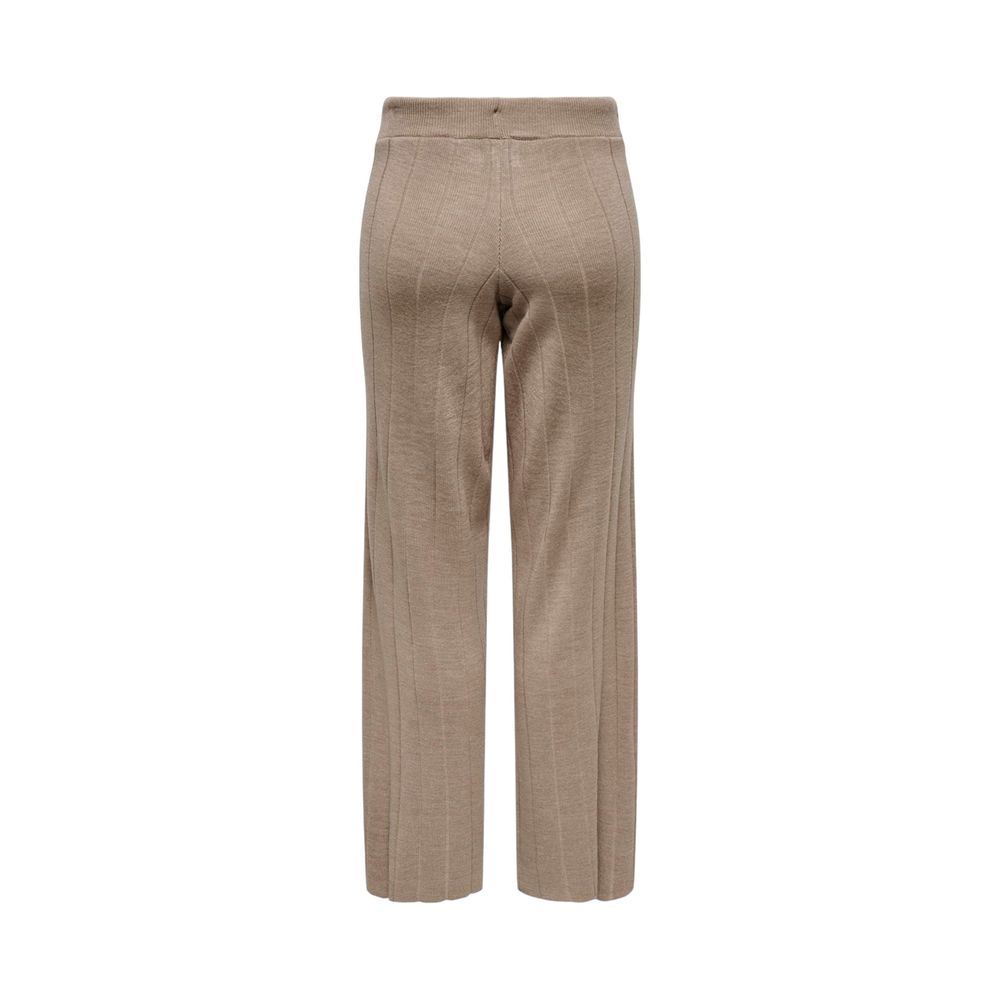 Only Beige Marabou Pant