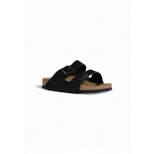 Birkenstock Black Suede Leather Sandals