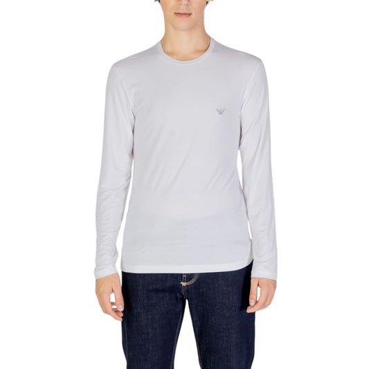 Emporio Armani Underwear White Modal Long Sleeve T-Shirt