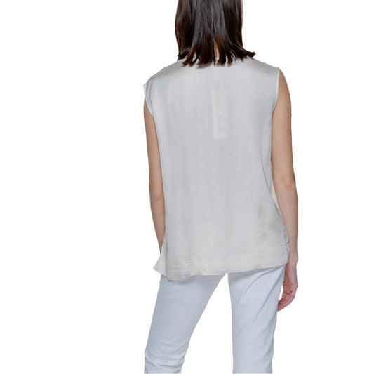 Street One Cream Viscose Blouse