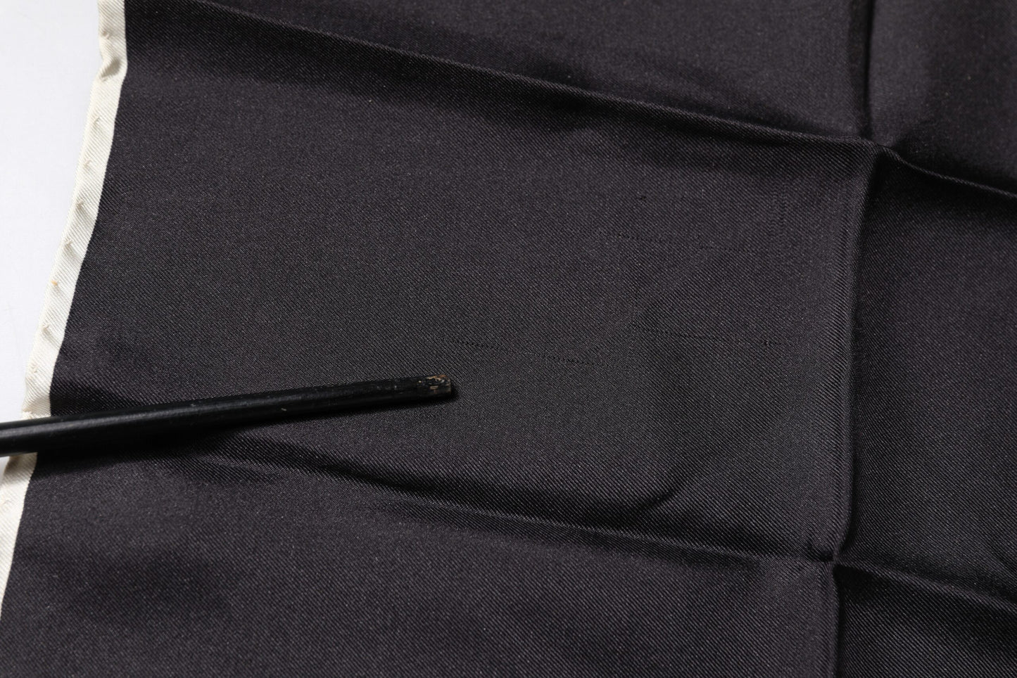 Dolce & Gabbana Black Crown Logo Square Handkerchief Scarf