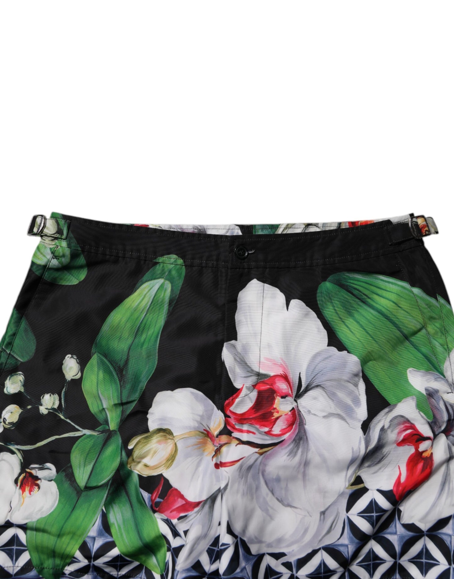 Dolce & Gabbana Multicolor Floral Polyester Men Bermuda Shorts
