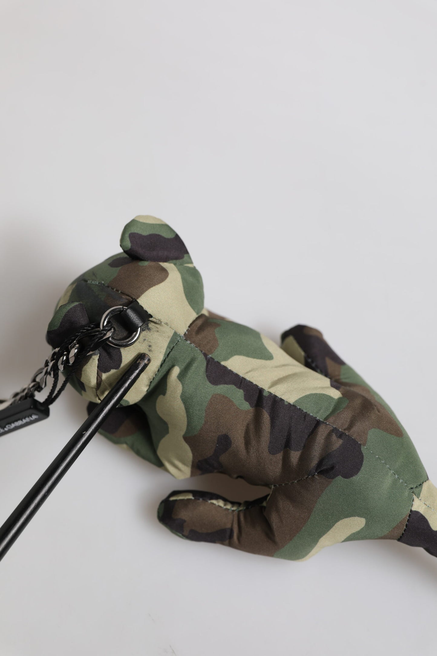 Dolce & Gabbana Multicolor Camouflage Animal Silhouette Keychain Keyring