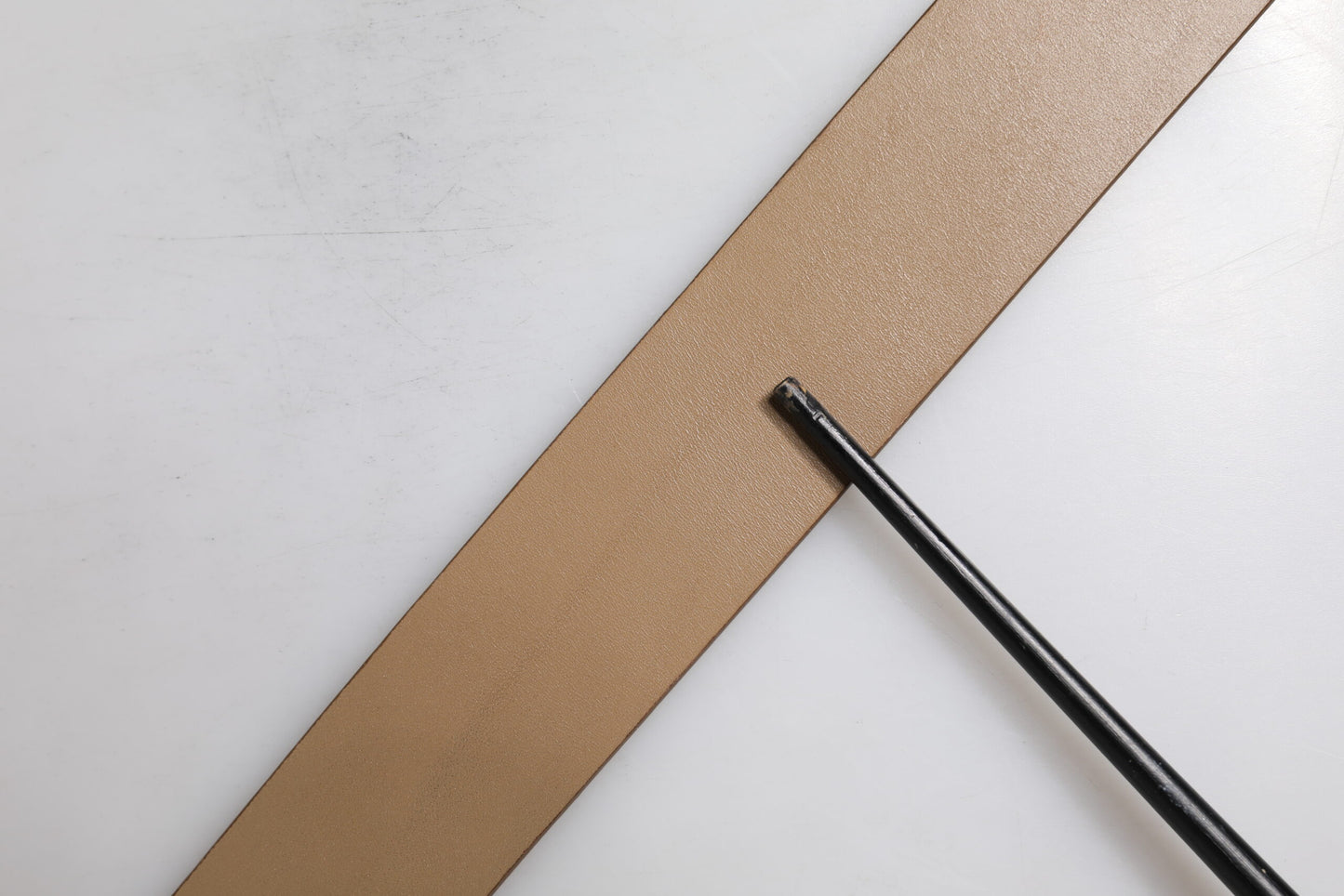 Dolce & Gabbana Brown Leather Classic Metal Logo Buckle Belt