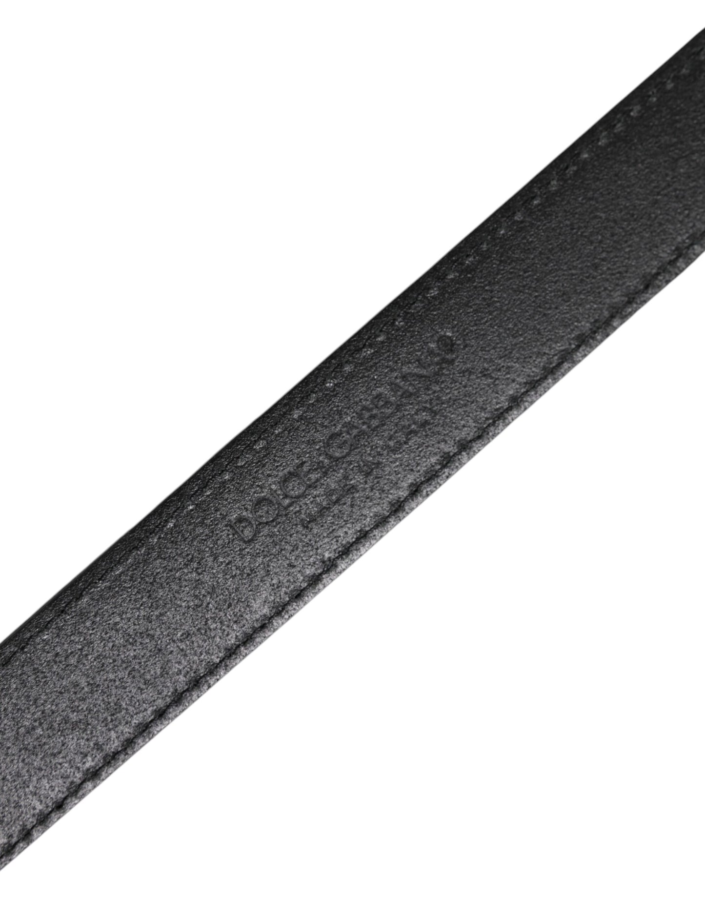 Dolce & Gabbana Multicolor Jacquard Leather Logo Buckle Belt