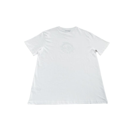Trussardi Beachwear White Cotton Men T-Shirt
