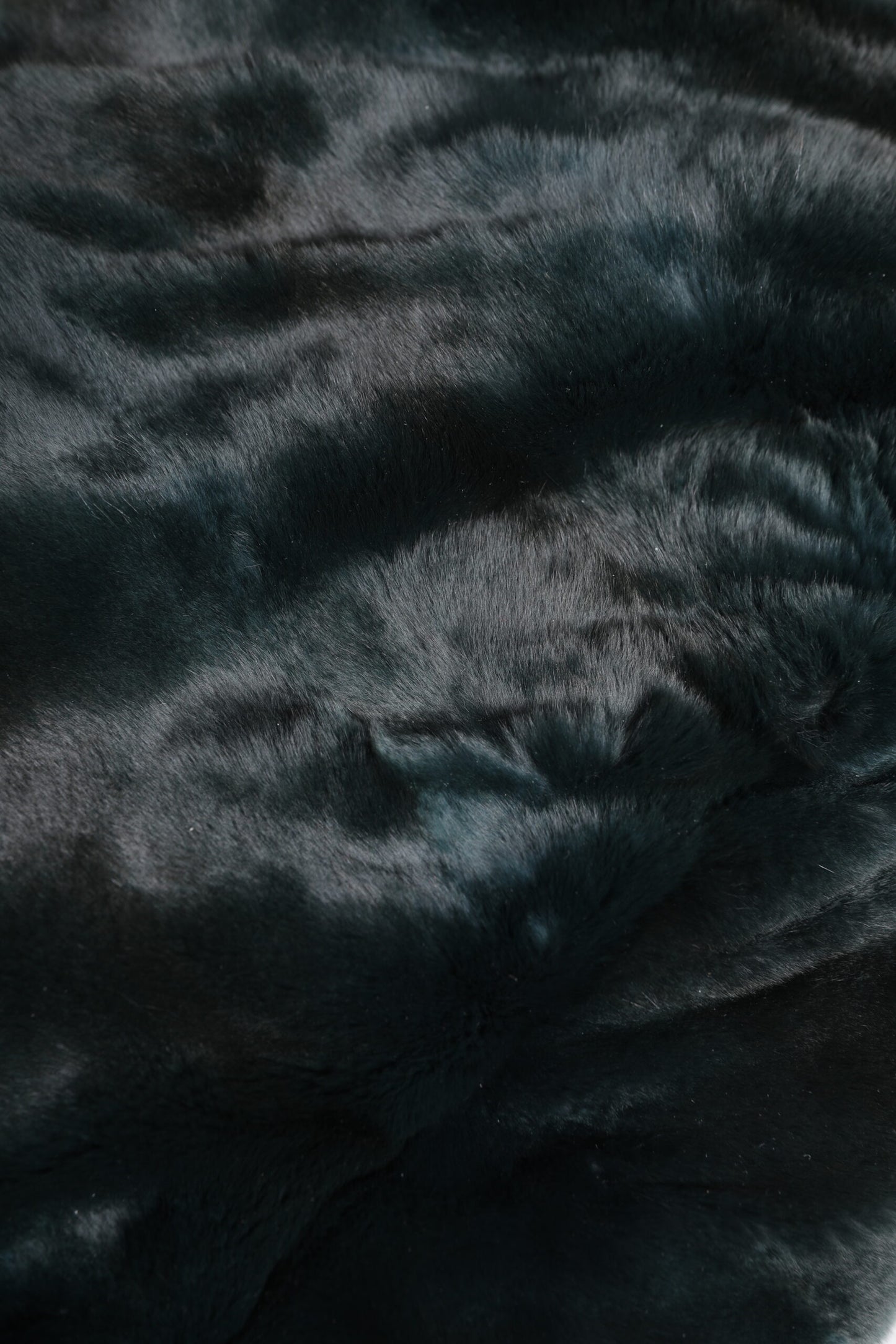 Dolce & Gabbana Black Weasel Fur Womens Beanie Hat