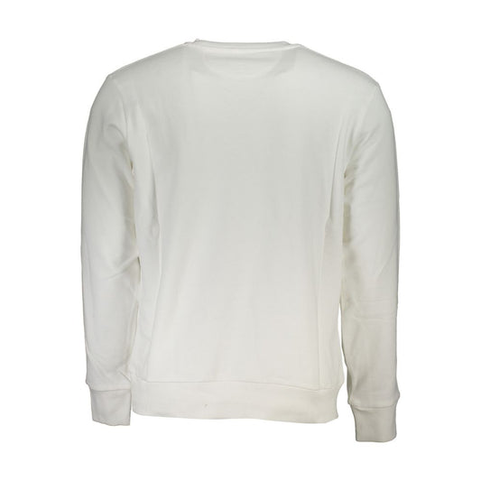 La Martina White Cotton Men Sweater