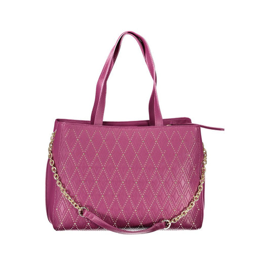 Mario Valentino Purple Polyurethane Women's Bag