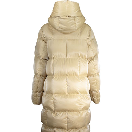 K-WAY Beige Polyester Women's Quilted Jacket