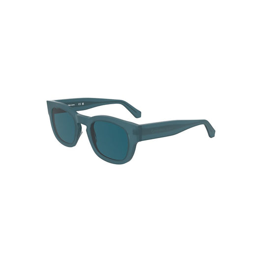 Calvin Klein Blue Acetate Women Sunglasses