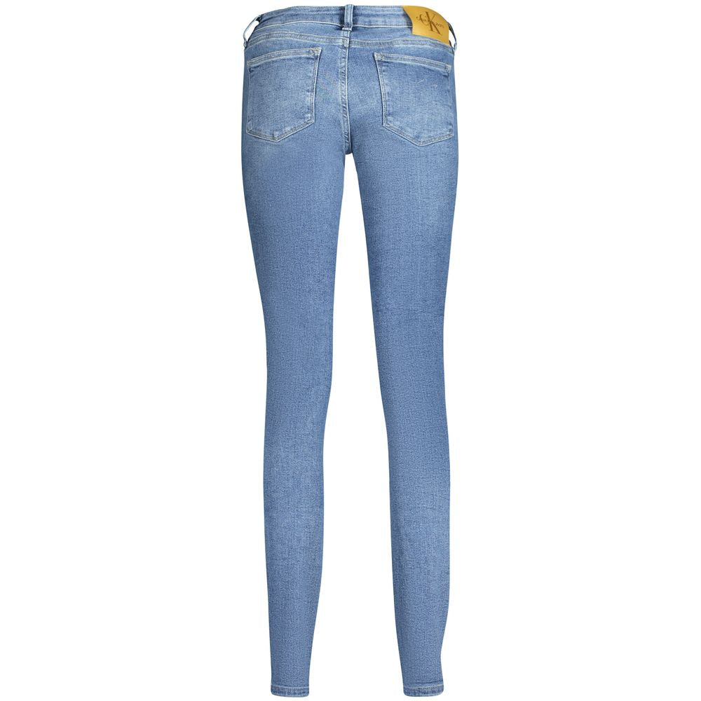 Calvin Klein Blue Cotton Women Jeans
