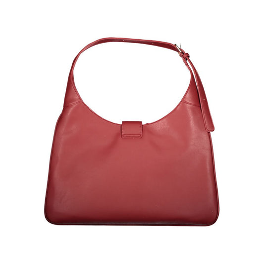 Mario Valentino Red Polyethylene Women Handbag