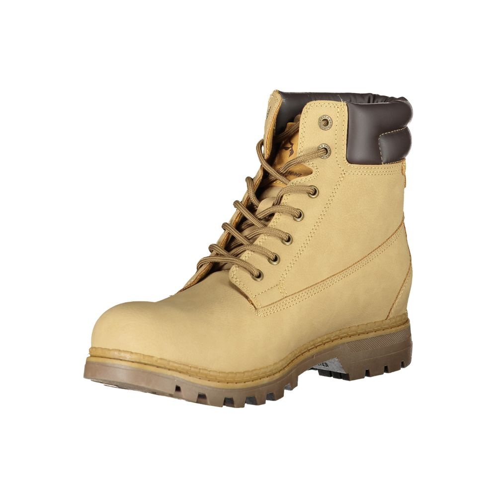 Carrera Beige Polyester Men's Ankle Boot