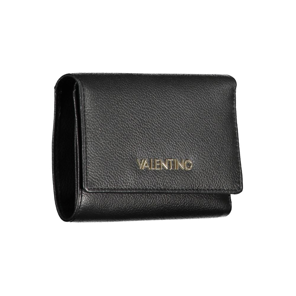 Mario Valentino Black Polyurethane Women Wallet