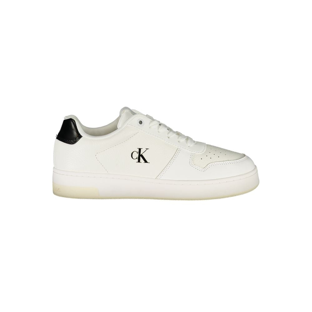 Calvin Klein White Leather Women Sneaker