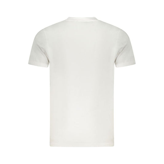 Cavalli Class Bianco Cotton Men T-Shirt