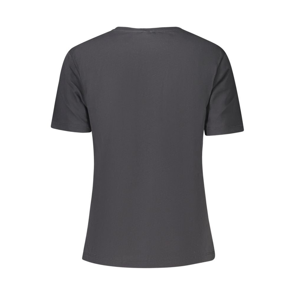 North Sails Black Cotton Women T-Shirt