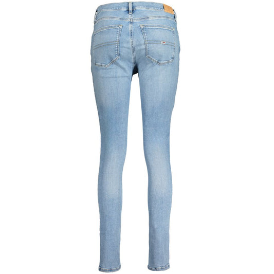 Tommy Hilfiger Azzurro Cotton Women's Skinny Jean