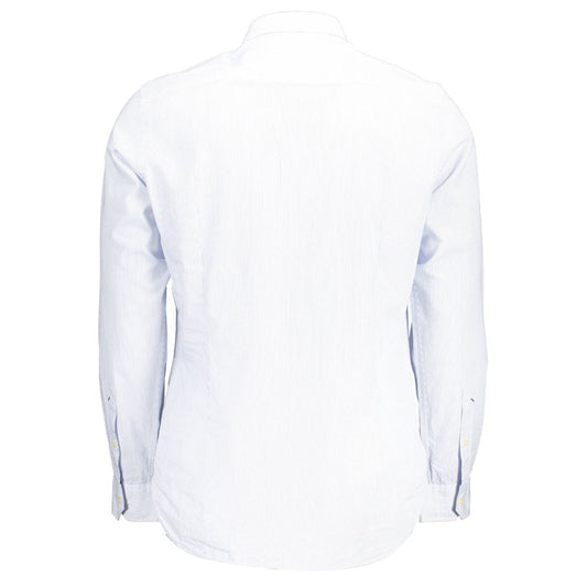 U.S. POLO ASSN. Azzurro Cotton Men's Shirt