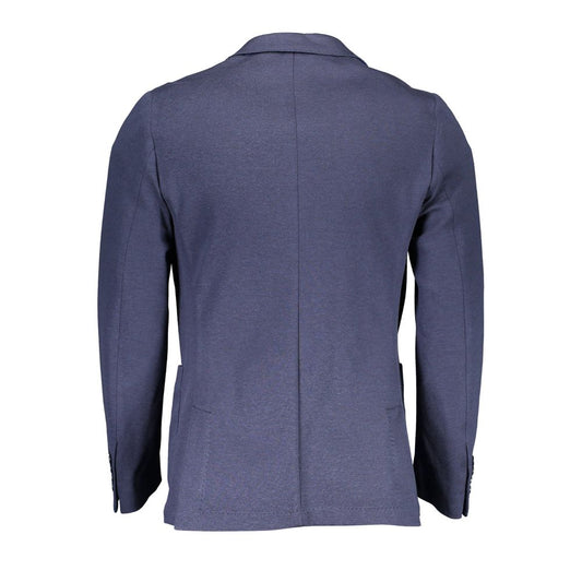 Gant Blue Cotton Men Jacket