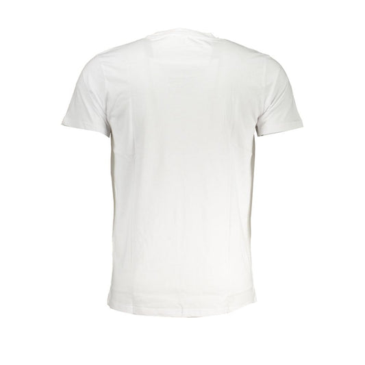 Cavalli Class Bianco Cotton Men T-Shirt
