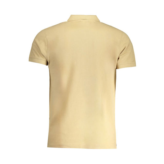 Cavalli Class Beige Cotton Men Polo