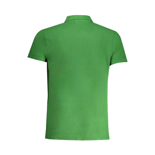 Cavalli Class Verde Cotton Men Polo Shirt